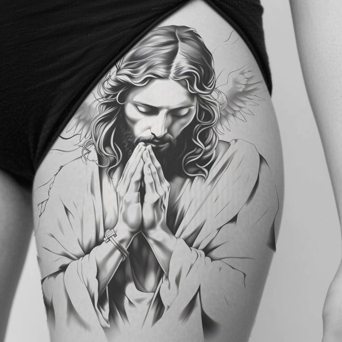 Jesus Christ Tattoo Design Download High Resolution Digital Art PNG ...