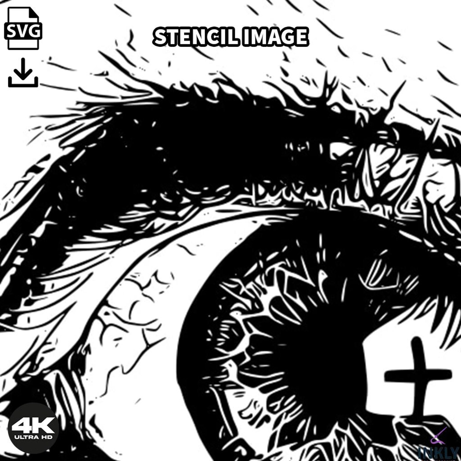 Crying Eye Tattoo Design Download High Resolution Digital Art PNG ...