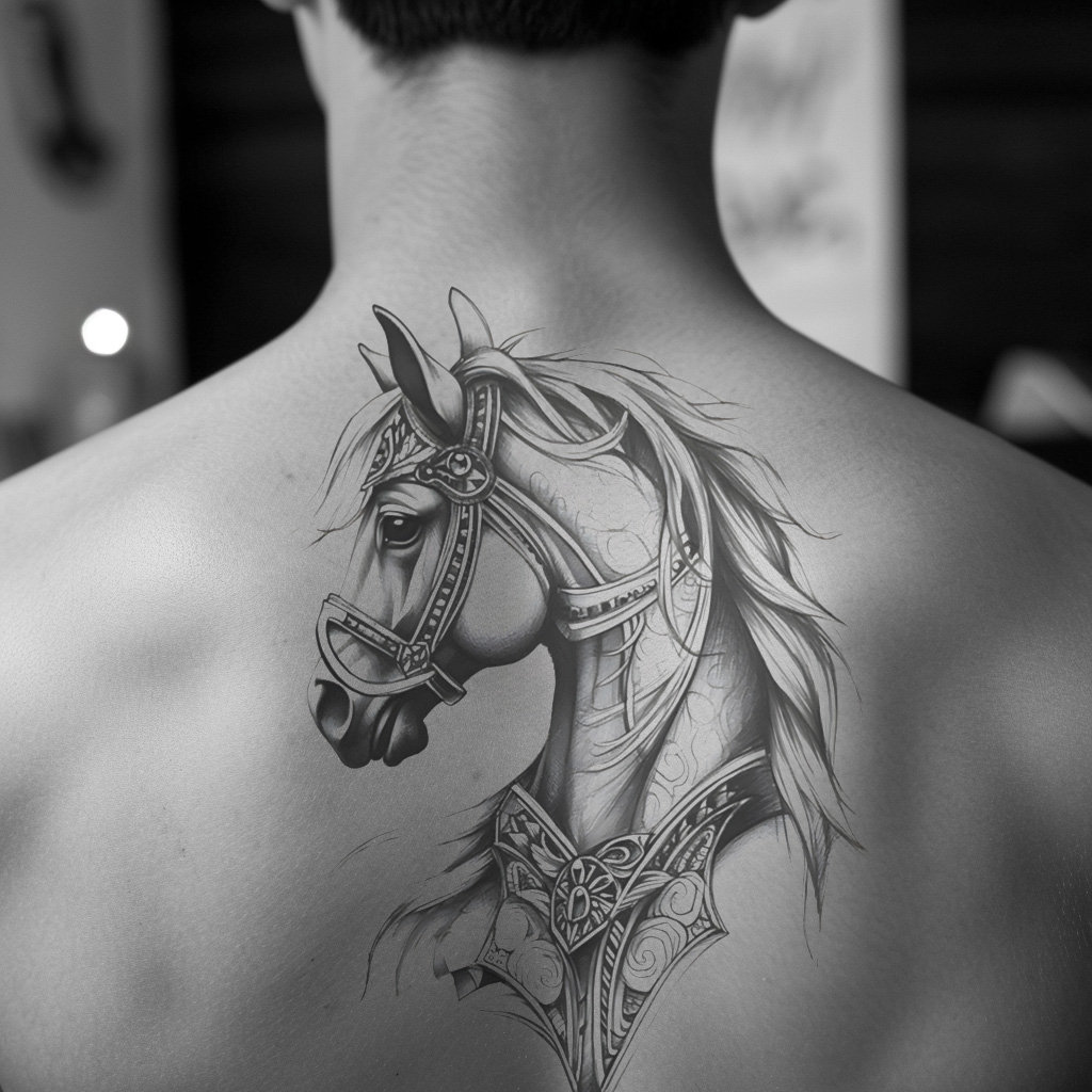 Double B - ♦️RESIDENT ARTIST♦️ @hard_rock_ink —————————————— Horse tattoo  🐎❤️ —————————————— INFO E PRENOTAZIONI 📝 DM Instagram e Facebook 📲 338  1638016 (Whatsapp) 📧 doubleb@hardrockink.it —————————————— #tattoo #tattoos  #tattooed ...