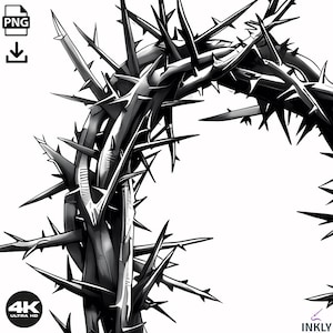 Crown of Thorns Tattoo Design - Download High Resolution Digital Art ...