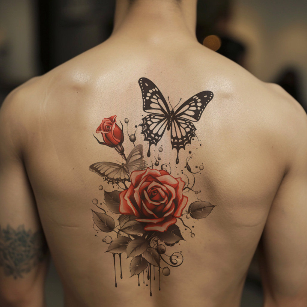 Rose and Butterfly Tattoo Meaning