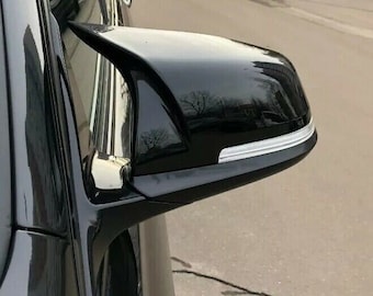 Glossy Black Rearview Mirror Covers for BMW SERIES 1 2 3 F20 F22 F23 F30 F32 F36 M4