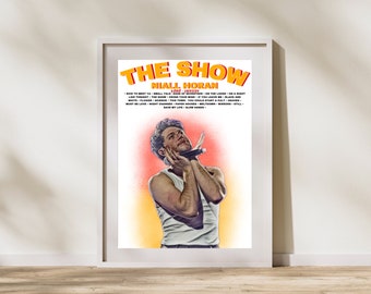 Niall Horan 'The Show' Inspired Łódź Setlist Poster