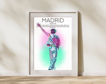 Hs LOT Madrid 2023 Setlist Poster