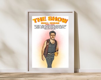 Niall Horan 'The Show' Inspired Madrid Setlist Poster