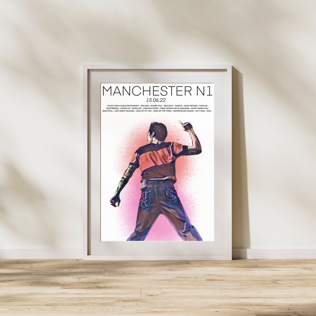 Hs LOT Manchester N1 2022 Setlist Poster Etsy