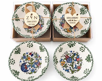 Personalized Bulk Order Bowls, Bohemian-Style Wedding Favors, Handmade Ceramic Bowls, Baby Shower Bowls