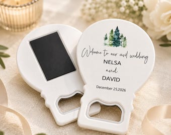 50 Bottle Opener Wedding Favors, Bulk Wedding Favors, Personalized Wedding Favors, Bridal Shower Favors