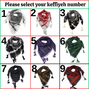 Keffiyeh Palestine Shemagh Scarf Arab Black White Heavy Kufiya Square Arafat Hatta Palestine Kefiye Kufiye Palestine Tassels Fringe