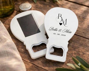 Wedding Favors for Guests in Bulk, Personalized Bottle Opener, Custom Wedding Guest Gifts, Rustic Wedding Favors, Magnet Bottle Opener