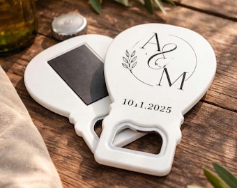 Cheap Wedding Favors in Bulk, Quick Shipping Guest Gifts, Useful Wedding Favors, Personalized Bottle Opener Magnet, Bulk Custom Gifts