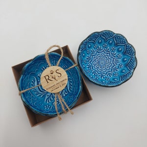 Ciotola in Ceramica Effetto Marmo Personalizzata,Bomboniera per Matrimonio e Fidanzamento,Fatto a Mano,Scatolina per Confetti,Ceramica Turca