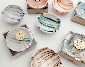 Wedding Favor Bowls for Guests, Personalized Ceramic Bowl, Bulk Wedding Favors, Turkish Handmade Guest Gift, Bridal Shower Favor