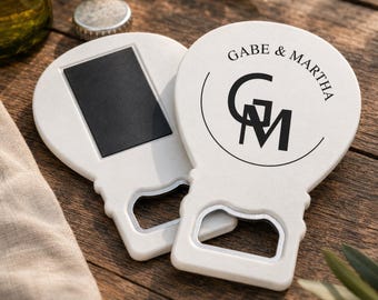 Wedding Favors – Magnetic Bottle Opener, Bulk Wedding Favors, Custom Bottle Opener