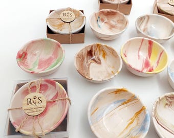 Bulk Order Bowls for Wedding Favors, Rustic Personalized Wedding Favors, Gift Boxes, Turkey-Shaped Tiles, Bohemian Style Gifts