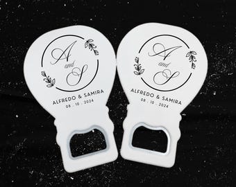 Personalized Bottle Opener Wedding Favors for Guests | Custom Wedding Favor | Bridal Shower Gift | Bulk Wedding Gifts