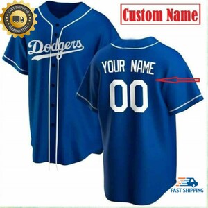 Buy Man L.A. Dodgers Customized-Gray Alternate Jersey size M