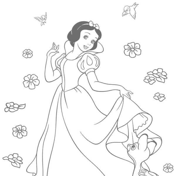 Snow White coloring book