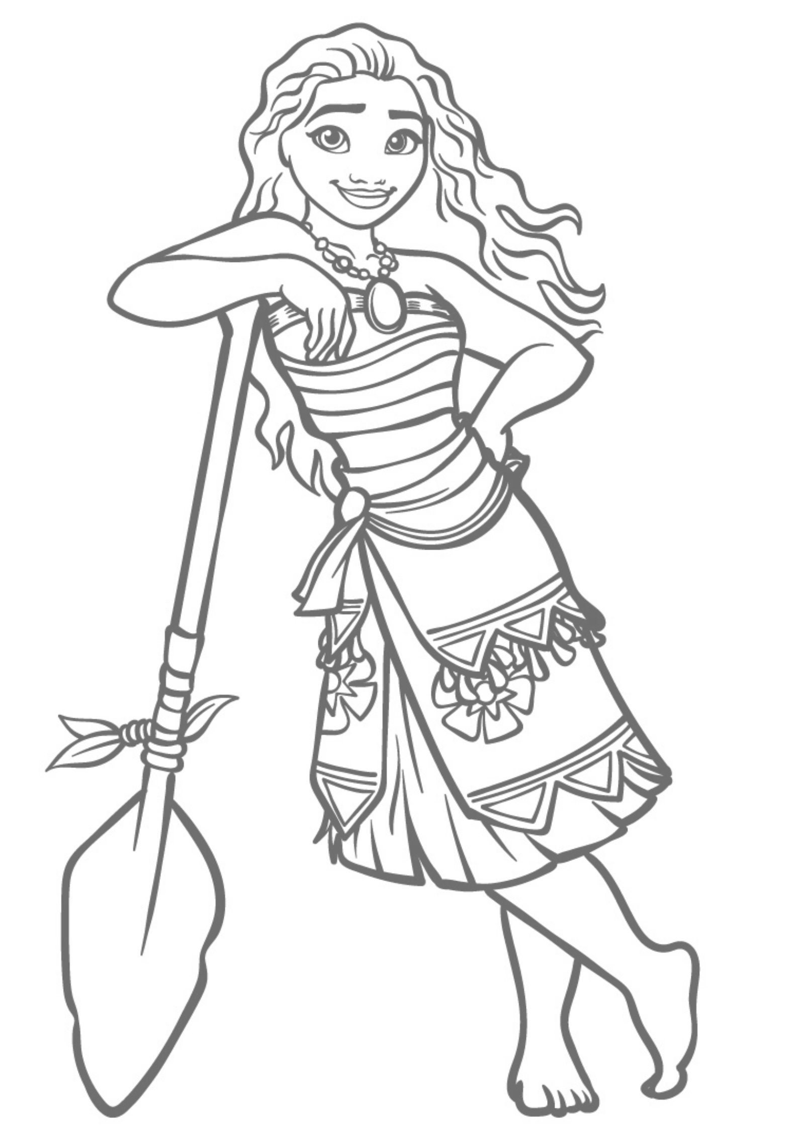★韓国発★ moana coloring line long ops 47 Moana Coloring Pages (Free PDFs) - Smooth Draw