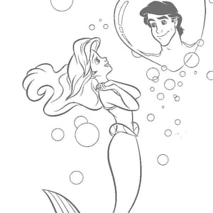 Ariel coloring book