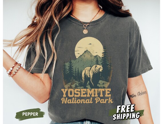 Yosemite National Park T Shirt California Bear Vintage Gifts Yosemite National Park T Shirt California Bear Vintage Gifts