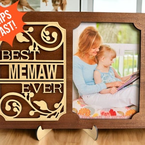 Customized memaw photo frame Grandmother picture frame Grandma photo frame Gift for grandmother gift from daughter gift from grandkids