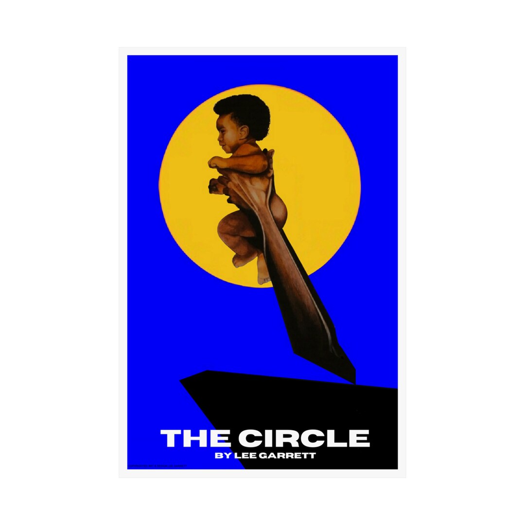 The Circle unframed or black Framed Lee Garrett Art Print, Wall Decor