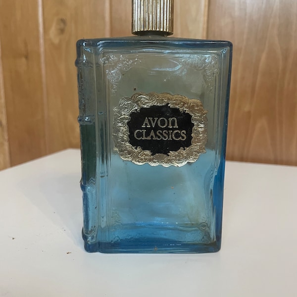 Avon Classics Blue Book Bottle