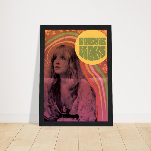 Stevie Nicks Fleetwood Mac 60s 70s 80s rock music poster | A4 A3 A2 A1 Poster Print | Wall Art