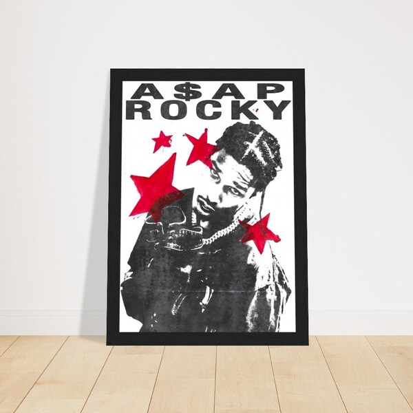ASAP Rocky Rap Poster | A4 A3 A2 A1 Poster Print | Wall Art