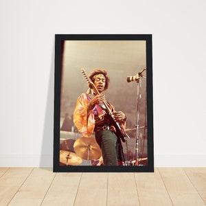 Jimi Hendrix Rock Music Poster | A4 A3 A2 A1 Poster Print | Wall Art