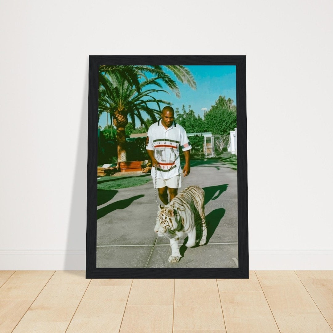 Mike Tyson Tiger Poster 90s A4 A3 A2 A1 Poster Print Wall Art Etsy