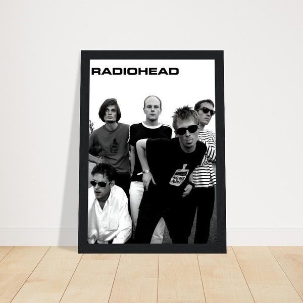 Radiohead Music Britpop Poster | A4 A3 A2 A1 Poster Print | Wall Art