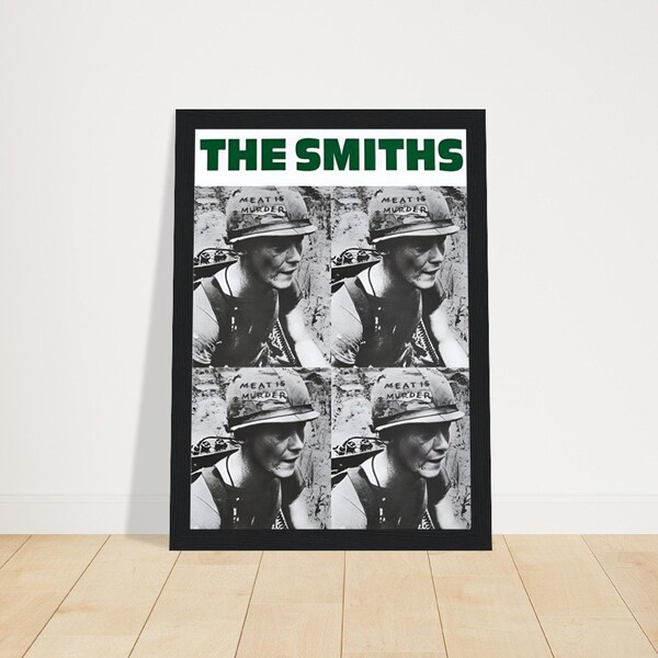The Smiths Meat is Murder Rock Indie Poster | A4 A3 A2 A1 Poster Print | Wall Art