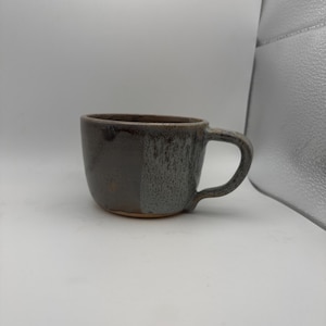 grey & light blue mug