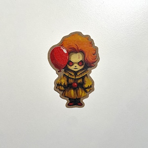 Adesivo Pennywise de Halloween | IT| Georgie | Papel Kraft 100% Reciclado | Halloween | Presente | Fofo | Pacote