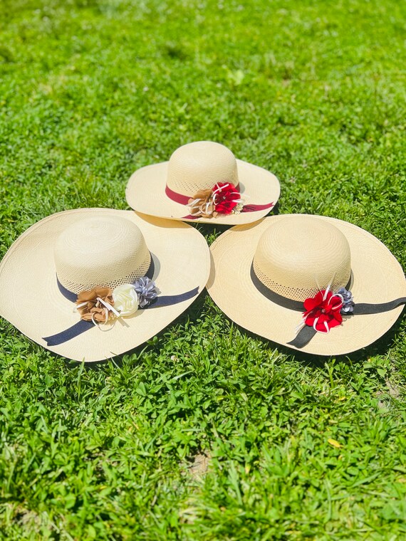 Handwoven Toquilla Straw Panama Hat: Summer Sun Hat - Etsy display picture 3