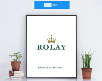 ROLAY - Embrace the Lärm and Drama - Inspiriertes Digitales PDF A3 Poster - Desi Punjabi Kultur