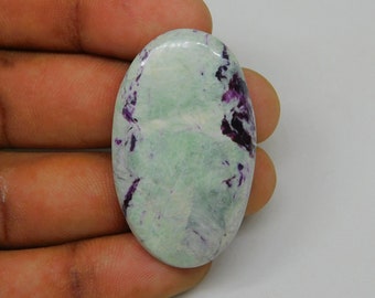 Natural Kammererite Gemstone Handmade Kammererite Cabochon AAA+ Kammererite loose stone for jewelry making. [ 61 cts. 40 X 23 mm]