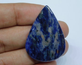AAA++Quality Sodalite Gemstone Natural Sodalite Cabochons Handmade Sodalite top quality Loose stone (36 Cts. 36 X 25 MM)