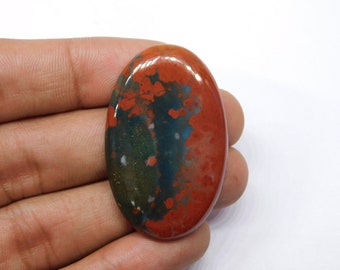 BEST Bloodstone Gemstone Top Quality Bloodstone Cabochon Bloodstone Loose semi precious Bloodstone Jewelry gemstone 45ct