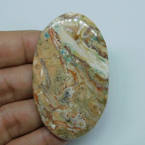 100%Natural Picasso jasper Stone Picasso jasper Cabochon Picasso jasper gemstone ,Picasso jasper loose stone for Jewelry 113Ct image 2