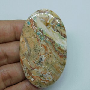 100%Natural Picasso jasper Stone Picasso jasper Cabochon Picasso jasper gemstone ,Picasso jasper loose stone for Jewelry 113Ct image 3