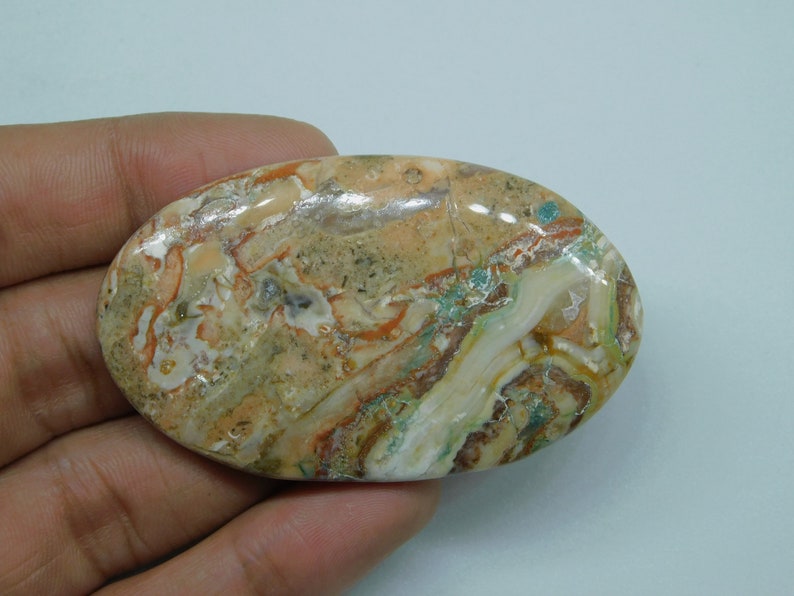 100%Natural Picasso jasper Stone Picasso jasper Cabochon Picasso jasper gemstone ,Picasso jasper loose stone for Jewelry 113Ct image 4