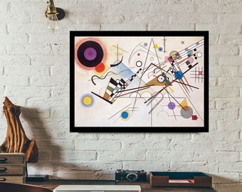 Giclée Fine Art Print; "Composition 8" By Wassily Kandinsky; Fine Art Print; Giclée Print; Modern Art; Kandinsky Art; Kandinsky; Abstract