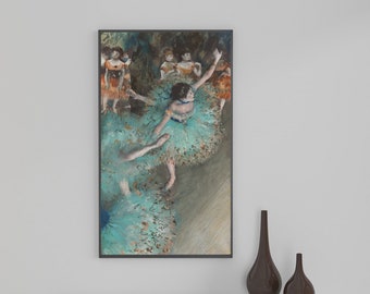 Giclée Fine Art Print; &quot;Dancers In Green&quot; By Edgar Degas; Fine Art Print; Giclée Print; Impressionist Art; Degas Art Print; Degas Art; Degas