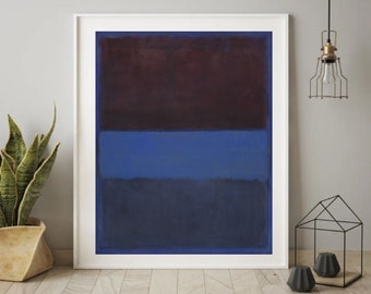 Giclée Fine Art Print; "No. 61" By Mark Rothko; Fine Art Print; Giclée Print; Mark Rothko Print; Modern Art Print; Rothko Art Print; Modern