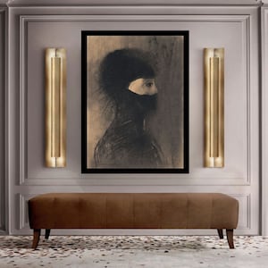 Giclée Fine Art Print; &quot;Helmut&quot; By Odilon Redon; Fine Art Print; Giclée Print; Symbolism Art; Symbolism Art Print; Odilon Redon Art Print