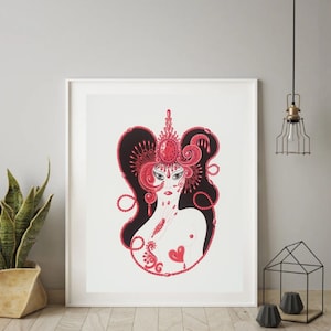 Giclée Fine Art Print; &quot;Ruby&quot; By Erté; Fine Art Print; Giclée Print; Art Nouveau; Erté Art Print; Erté Print; Erté Art; Erté; Art Nouveau