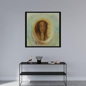 Giclée Fine Art Print; &quot;Silence&quot; By Odilon Redon; Fine Art Print; Giclée Print; Symbolism Art; Symbolism Art Print; Odilon Redon Art Print